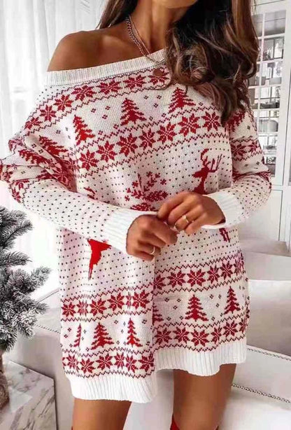 Pull long pour femme - Achetez en ligne sur la collection de Noël